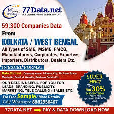 77 Data: Download the Top No.1 List of SME Companies in Kolkata